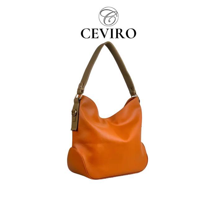 Spesial Ceviro Aleza Tote Bag Tas Bahu Tas Kantor Wanita Camel tote bag tote bagkerja
