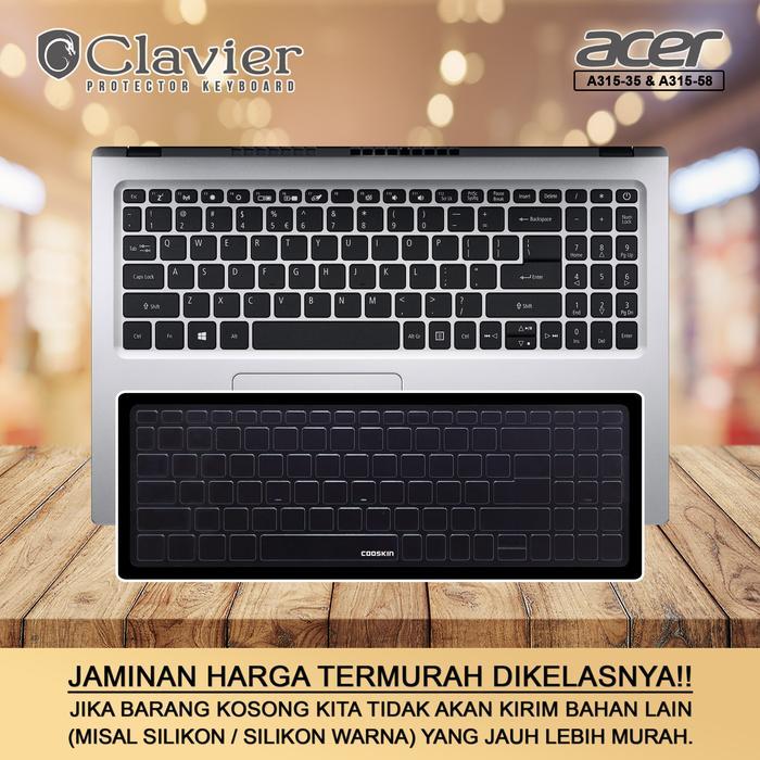 DISKON Keyboard Protector Cover Acer Aspire 3 A315-35-C0UJ C7SL Warna Cooskin