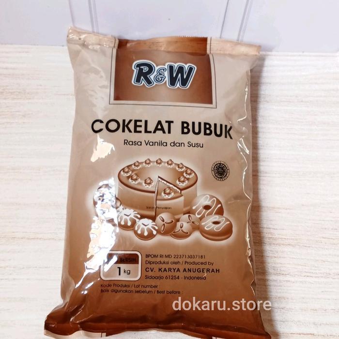 Coklat Bubuk 1kg R&W Cokelat Bubuk Bubuk Premium 1kg