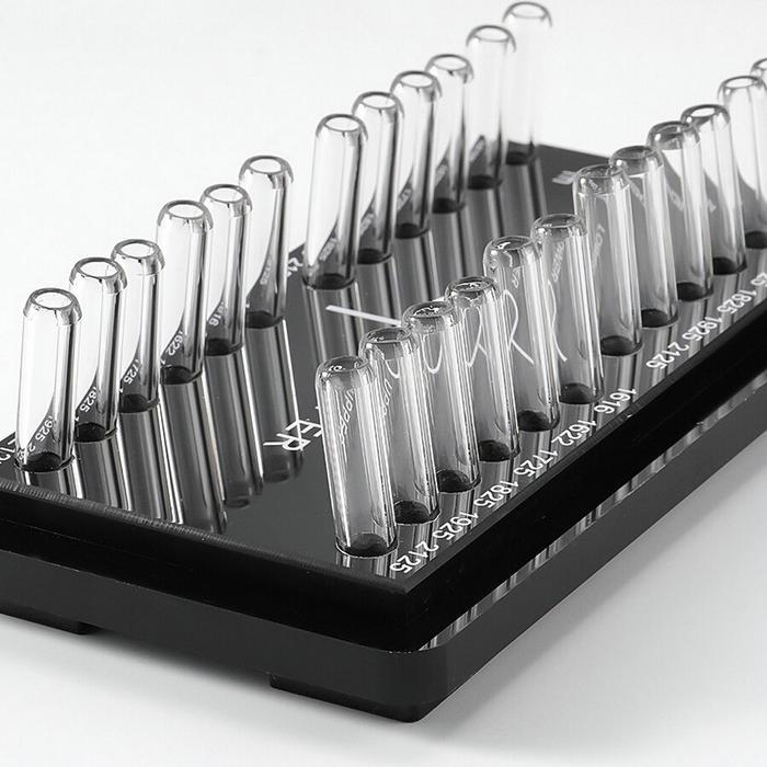 Holder Organizer Kawat Gigi Bahan Akrilik Bentuk Kotak 24 Lubang