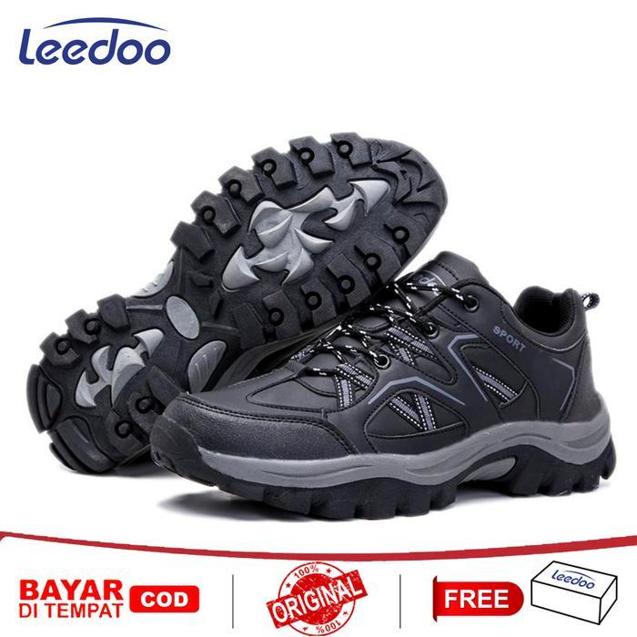 Decathlon Adventure - Leedoo Sepatu Hiking Pria Sepatu Olahraga Outdoor Sepatu Gunung Adventure Anti