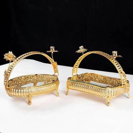 Nampan Aesthetic / Nampan Mewah / Nampan Kaca mewah Nampan Estetik Mewah