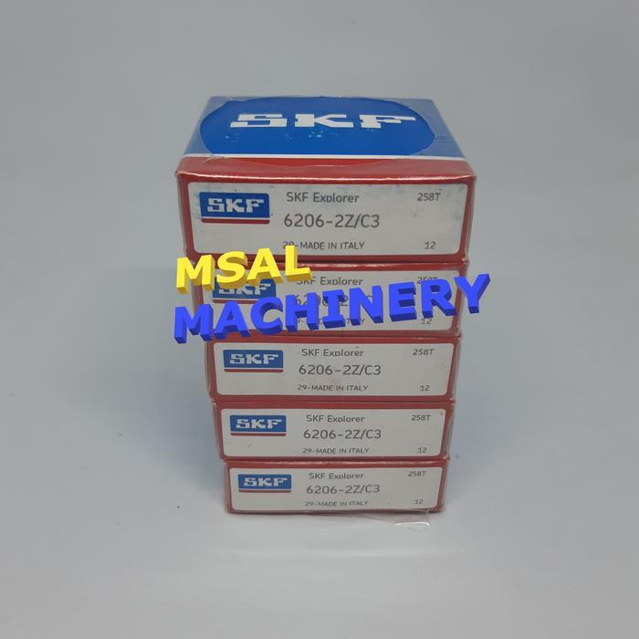 BEARING 6206 ZZ / 6206ZZ / 6206 2Z SKF C3