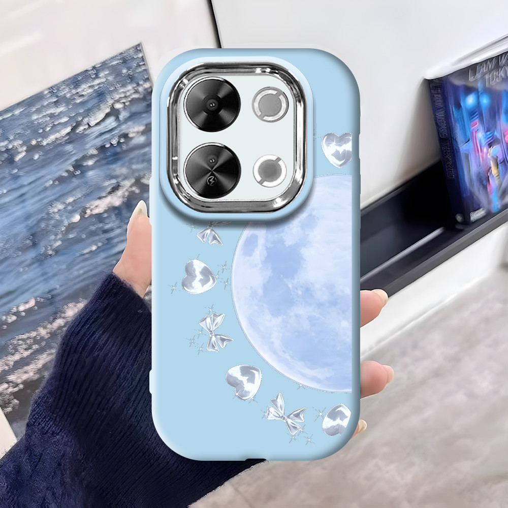 Softcase Phone Case For Itel P65 Fashion Soft Pita Hati Yang Trendi Motif Casing Ponsel Untuk Kesing