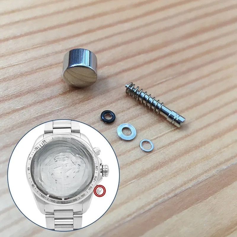 Steel Waterproof Pusher Button for TAG Heuer Grand Carrera Watch