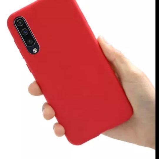Termurah Samsung A50 silicon softcase candy anti noda - silicon case Premium