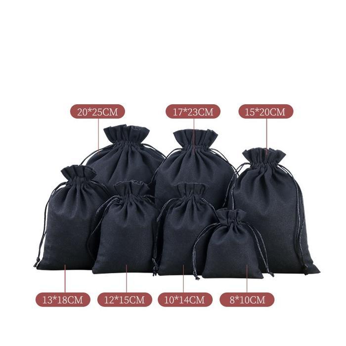 Pouch Serut KANVAS MARSOTO - Pouch Souvenier / Pouch Serut TEBAL Polos Tas