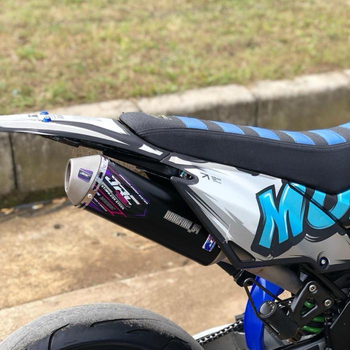 Knalpot Original Crf Klx Wr Dtracker Knalpot Original Jrc Type Zodiac Stainless Steel Pnp Finishing