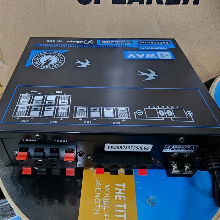 Ampli Walet Fujikaya Fk 388 3 Player Garansi 1 Tahun #Ampliwalet Amplifier Terlaris