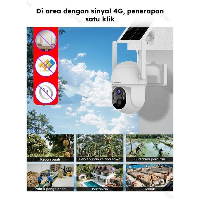 (BISA COD) HOMINDO CCTV 4G All Operator Tenaga Surya Outdoor Waterproof CCTV