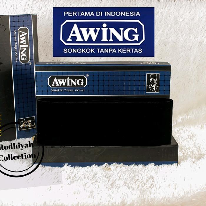 m3 Songkok merk AWING MAHAR Songkok Super premium songkok hitam
