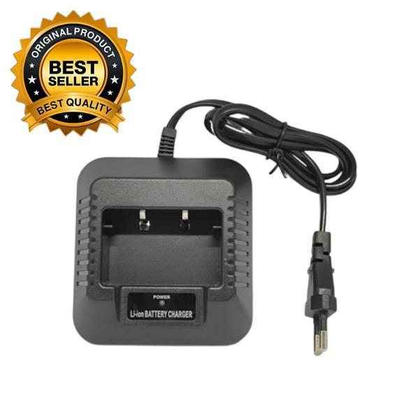 Charger HT Harve V10 Baofeng UV-5R Pofung UV-5R AD-CH5R Desktop Charger 8.4V LED Otomatis Kompatibel