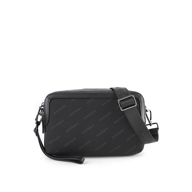 Hush Puppies Tas Pria Stanford Clutch/Msg Bag Black