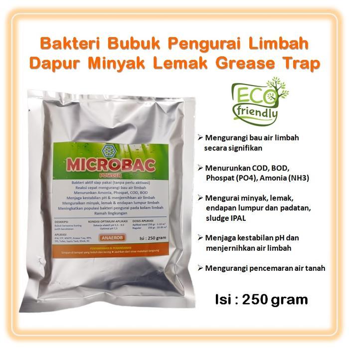 Bakteri Bubuk Pengurai Minyak Lemak Bakteri Serbuk Grease Trap Bakteri Powder Pengurai Limbah Dapur