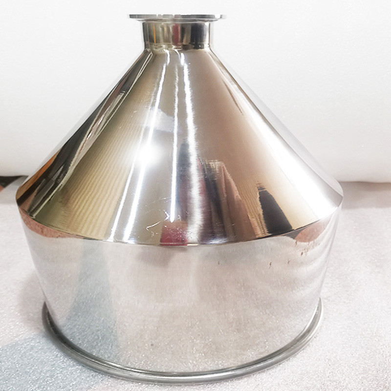 20LBrewing Hopper Liquid Powder Dosing Feeder Hygienic Tri Clamp Ferrule Stainless Steel Hopper