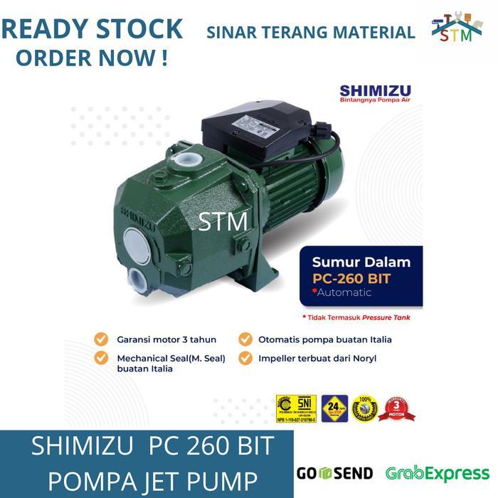 Pompa Air Shimizu Pc 260 Bit Otomatis / Pompa Shimizu / Jet Pump Terbaru 