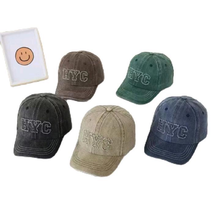 1-4 Tahun Topi Bisbol Anak Bayi Laki-laki Perempuan HYC Denim Baseball Hats Import Fashion