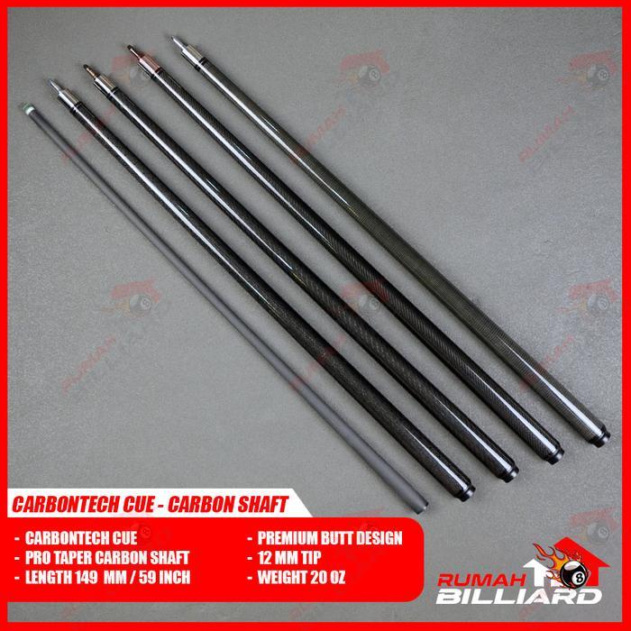 ORIGINAL Stick Billiard - Billiard Cue - Carbontech Cue - Pro Taper Carbon Shaft + Carbon Design