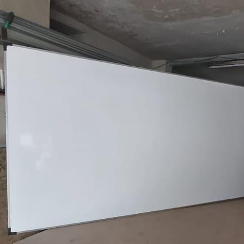 whiteboard gantung 100 x 200 cm nonmagnet BISA GOSEND