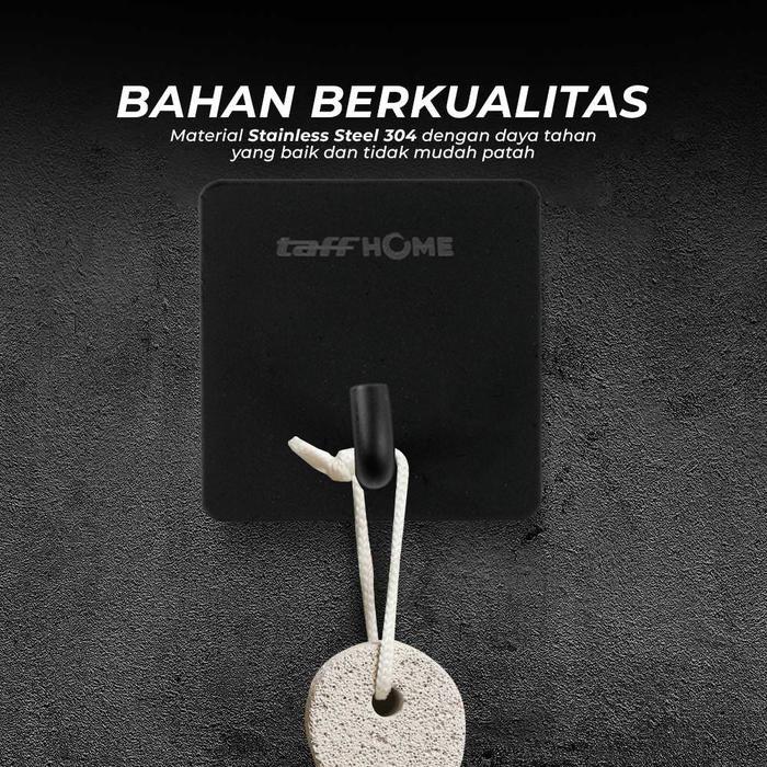 "New" Gantungan baju tas tempel dinding minimalis hook hanger stainless