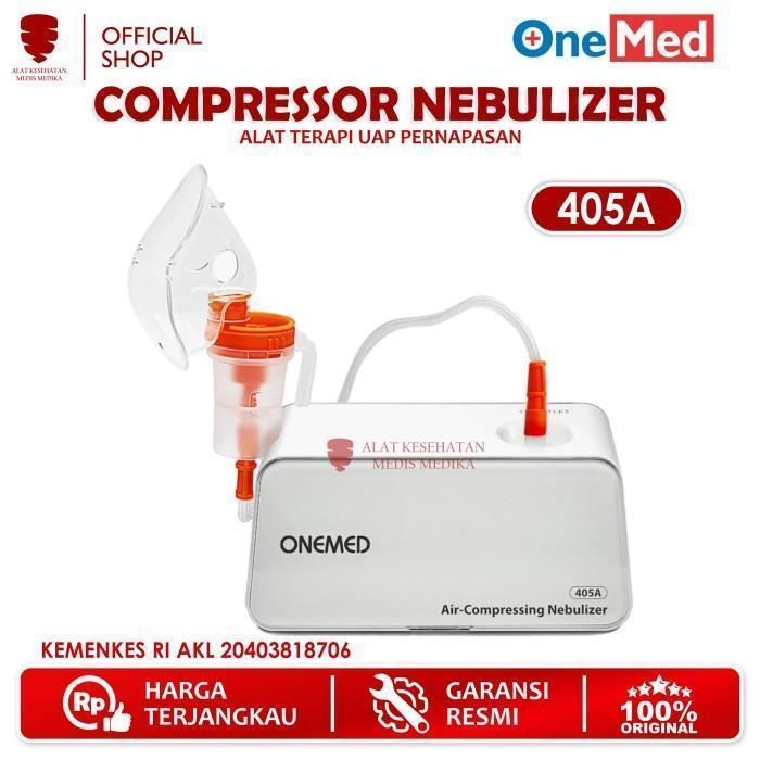 Air Compressor Nebulizer Uap Terapi Pernapasan Alat Bantu Asma Sesak Medis Obat