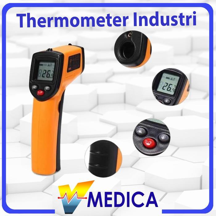 Thermogun Thermometer Industrial Laser Infrared Noncontact / Thermometer Industri