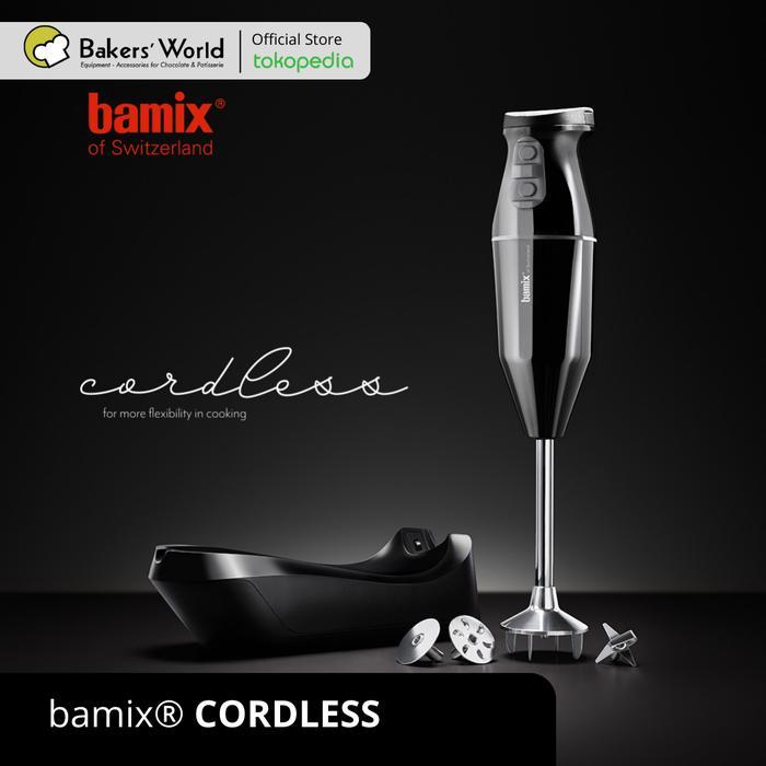 Professional Hand Blender - Bamix CORDLESS Pro Black