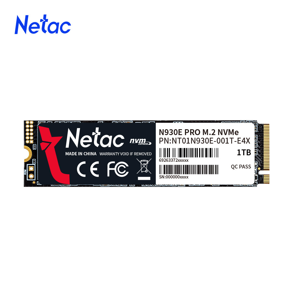 STOK TERBATAS  Netac M.2 SSD 128GB 256GB 512GB 1TB SSD nvme hard Drive M2 ssd pcie Internal solid st