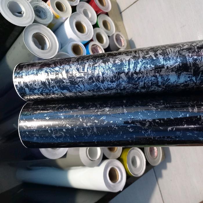 Sticker Skotlet Karbon Forged Composite Hitam 3d Stiker Forged Carbon Premium Car