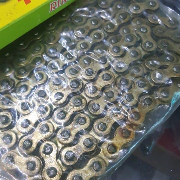 Riko 520Hsbt 120L Gold Heavy Duty Touring Chain Rantai Rante 520 Hsbt