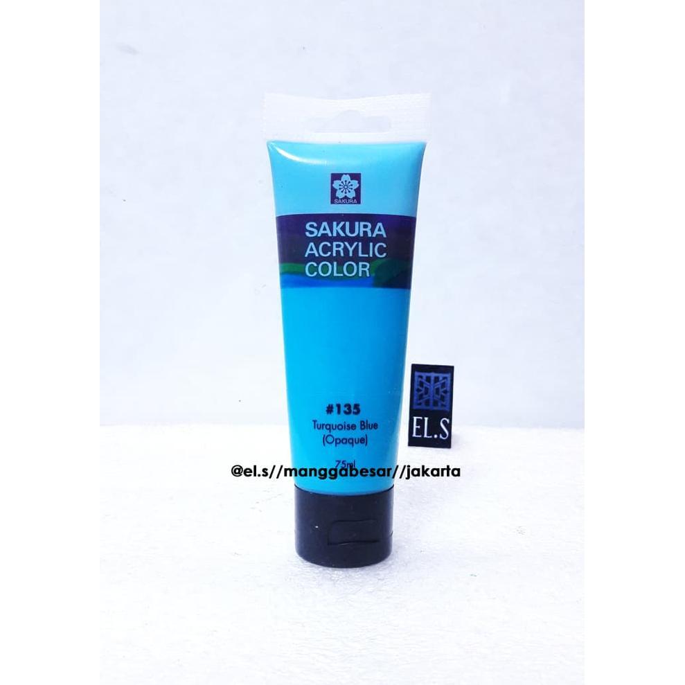 Sakura Acrylic Paint Turquoise Blue ( Cat Acrylic )