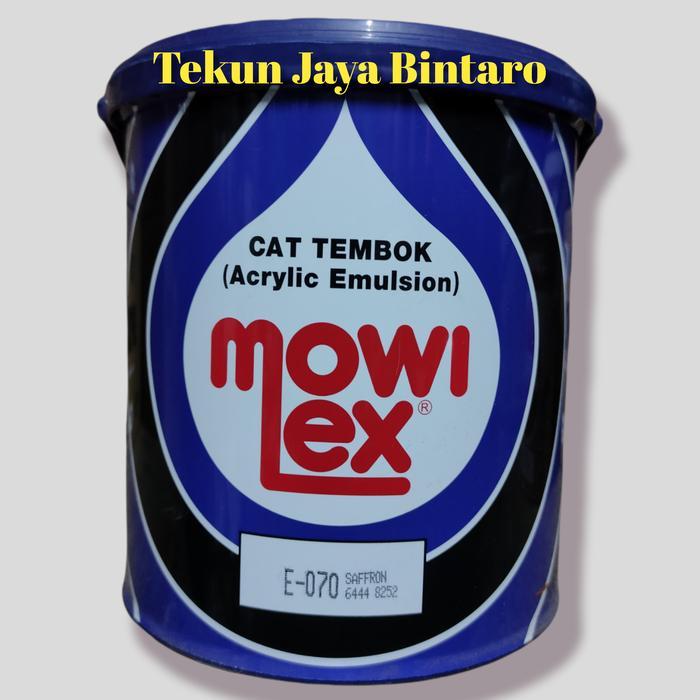 Cat Tembok Interior Mowilex Emulsion 2,5L Warna Saffron E070