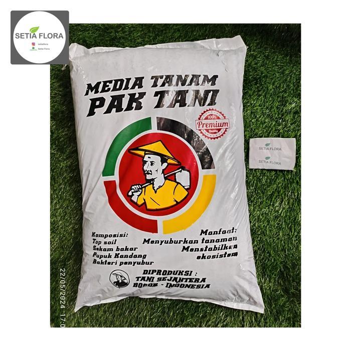 Pupuk Media Tanam Organik Pak Tani Siap Pakai