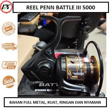 reel penn battle III 5000 power handel ringan kuat nyaman