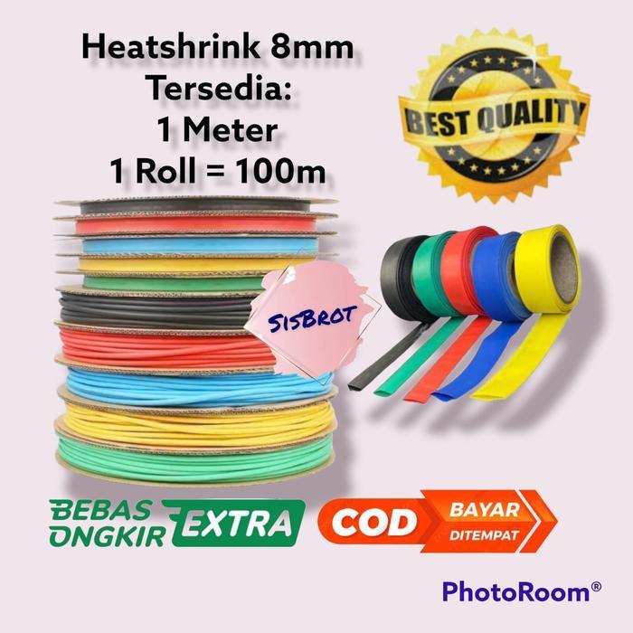 Heatshrink Diameter 8Mm Tube Heat Shrink Tubing 1 Meter/1 Roll