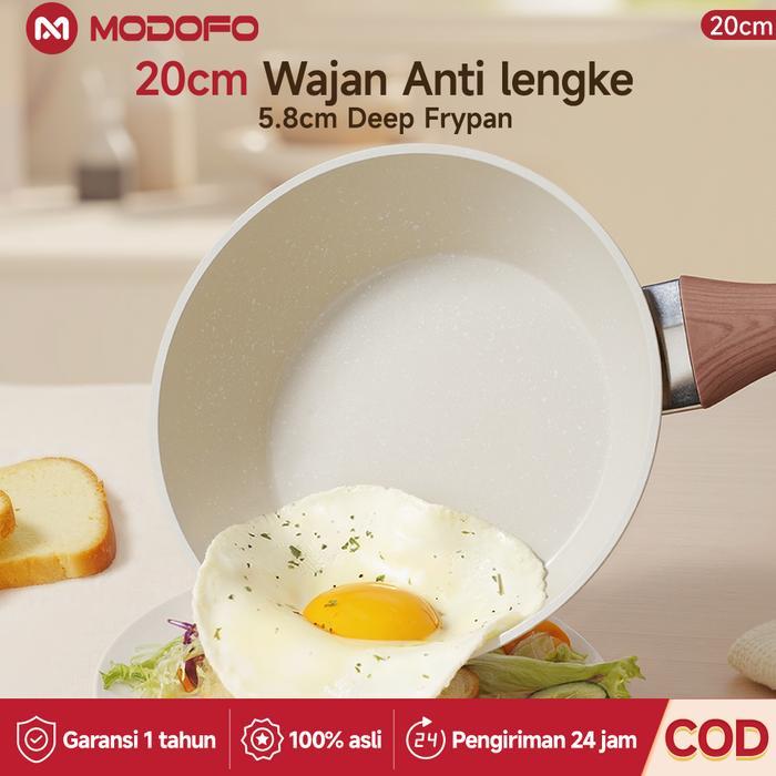 ModofoWajan Kecil 20Cm Teflon Anti Lengket Wajan Anti Lengket Wajan Penggorengan Wajan Penggorengan