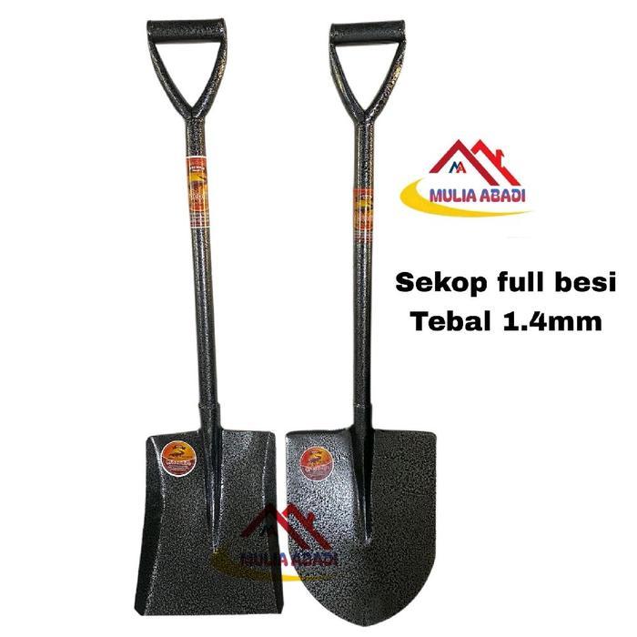 Sekop Pasir Full Besi Lancip/Sekop Pasir Hamertone Lancip