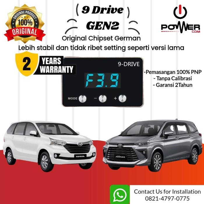 9 Drive Throttle Controller Accelerator Toyota Avanza Remap