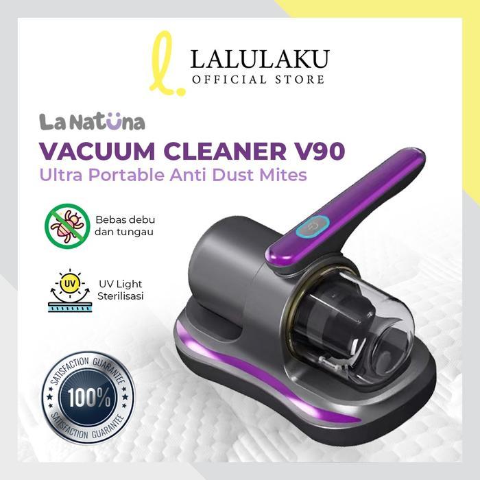 TERLARIS La Natuna V90 ULTRA UV Vacum Cleaner Portable Rechargeable / Penghisap Debu Kasur Sofa Bed