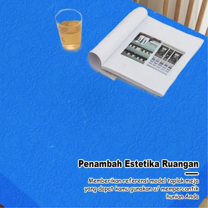 Taplak Meja Makan Aesthetic Eva Tebal Premium / Taplak Meja Anti Air Size Jumbo