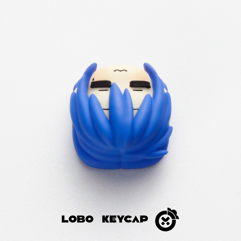Lucky Star Izumi Konata Kawaii Keycaps Anime Character Merchandise Keyboard Accessories Decorative