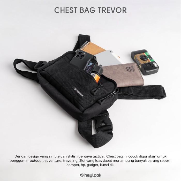 Waistbag Pria Chest Bag Trevor Heylook Tas Dada Tactical Rig Bag Outdoor Heylook -