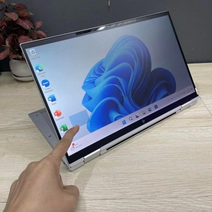 LAPTOP HP ELITEBOOK X360 1040 G7 i7 GEN10 RAM 16 GB NVME 2 TB PROMO MURAH BAGUS LAYAR TOUCHSREEN - X