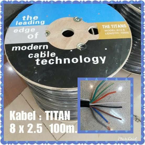 Kabel Titans 8X2.5 100Meter Terbaik
