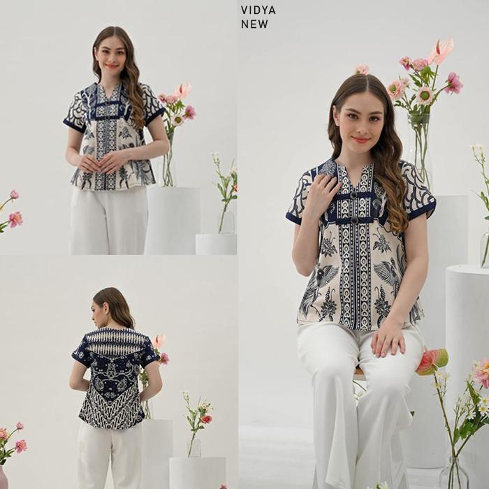 Vidya Blouse Wanita Atasan Wanita Atasan Wanita Blouse Batik Wanita Atasan Batik Wanita Kimono