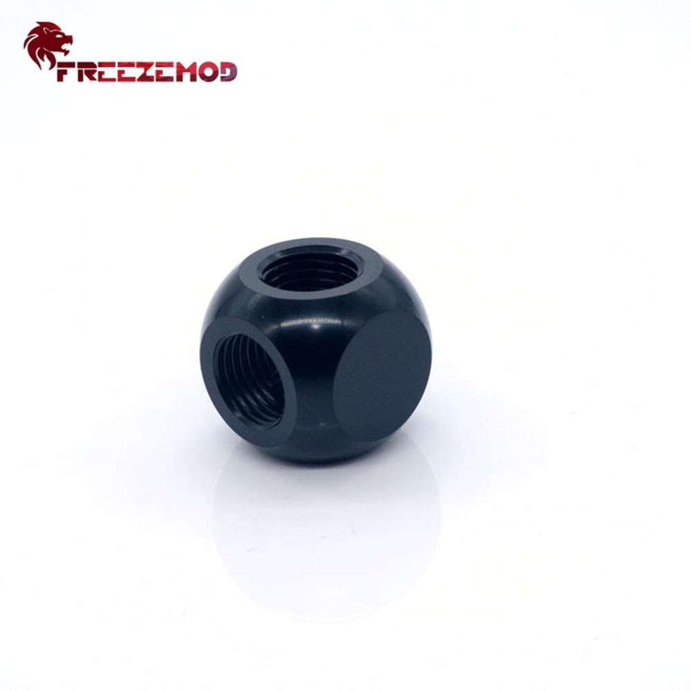 3-way Adapter 3Ways G1/4 Thread Tripple Way Cube Brass Water Cooling Fitting Connection MOD Cooler