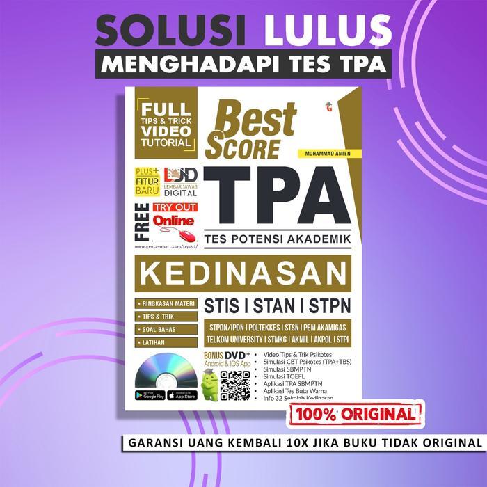 BUKU PSIKOTES TES KEDINASAN : BEST SCORE TPA KEDINASAN