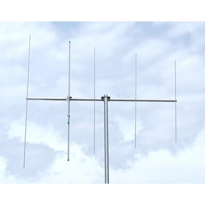 Yagi VHF 144Mhz 2m 5 elemen Antena Pengarah Rig HT Jarak Jauh Boomer 168-173 Mhz