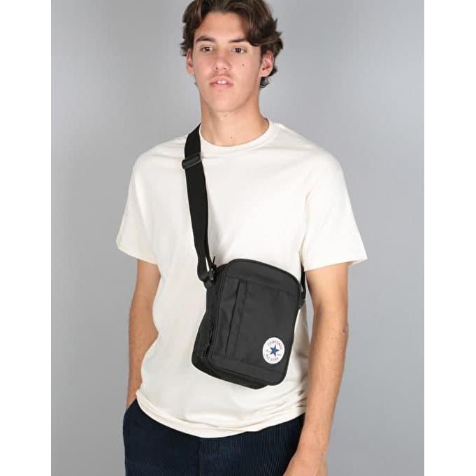 Tas Selempang Pria Tas Converse Poly Cross Body Black/Tas Converse/Tas Selempang
