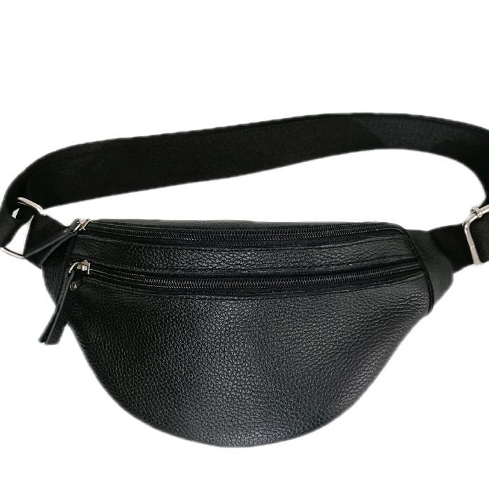 Tas Selempang Pria Tas Pinggang Wb Kulit Sapi Asli